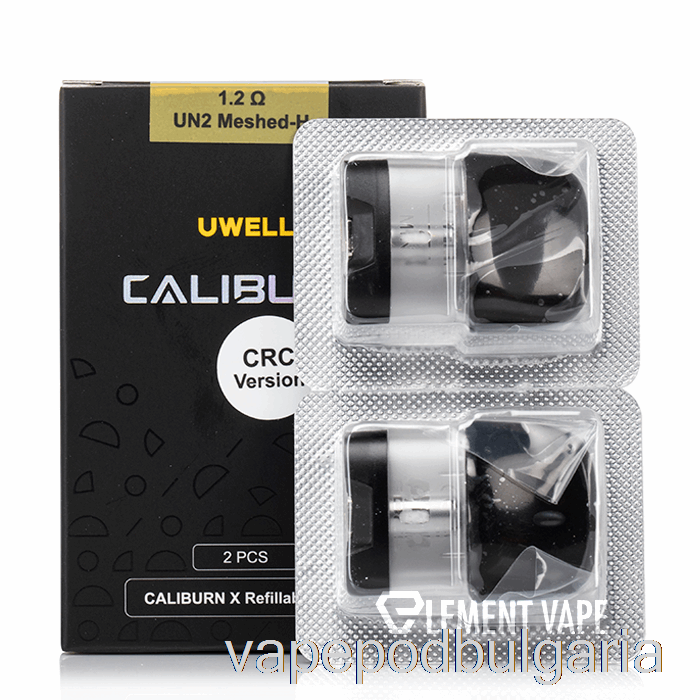 Vape Технически характеристики Uwell Caliburn X резервни подове 3 Ml под + 1.2ohm бобина